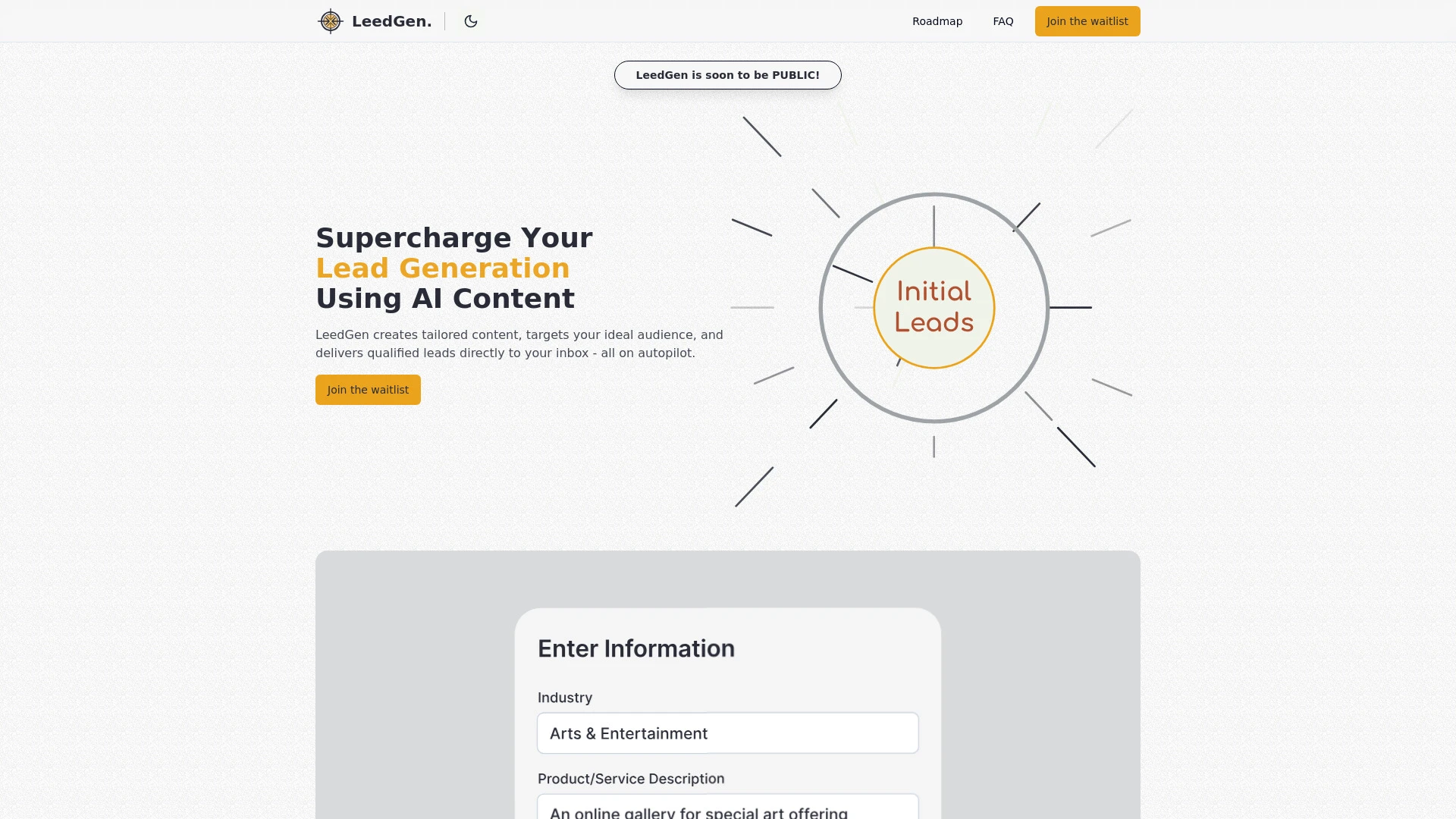 LeedGen - AI Tool Ocean