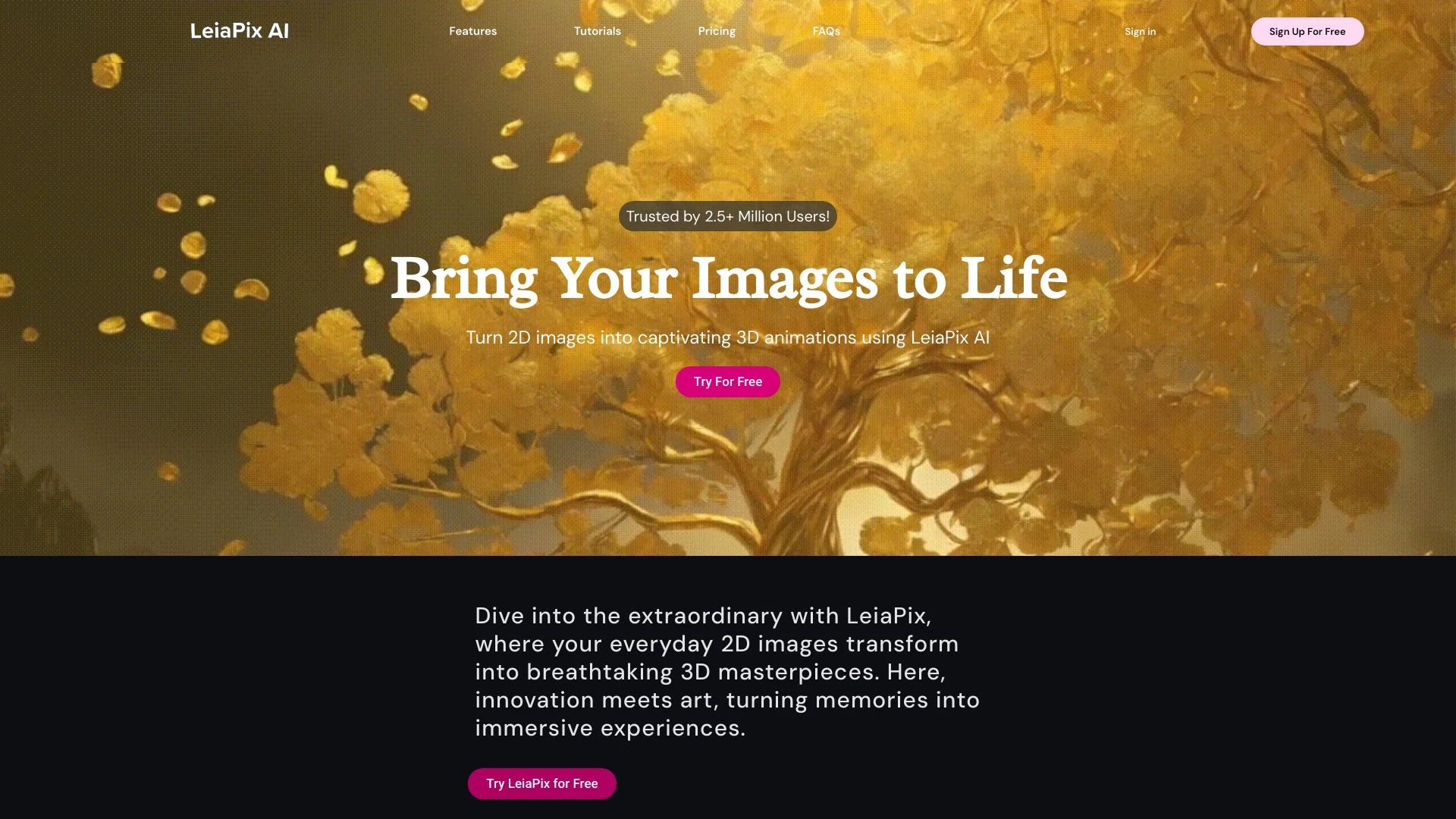 LeiaPix AI - AI Tool Ocean
