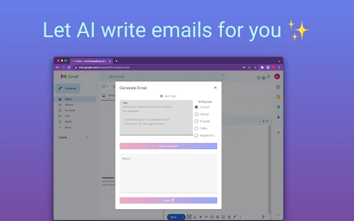 Letterbot AI - Chrome Extension - AI Tool Ocean