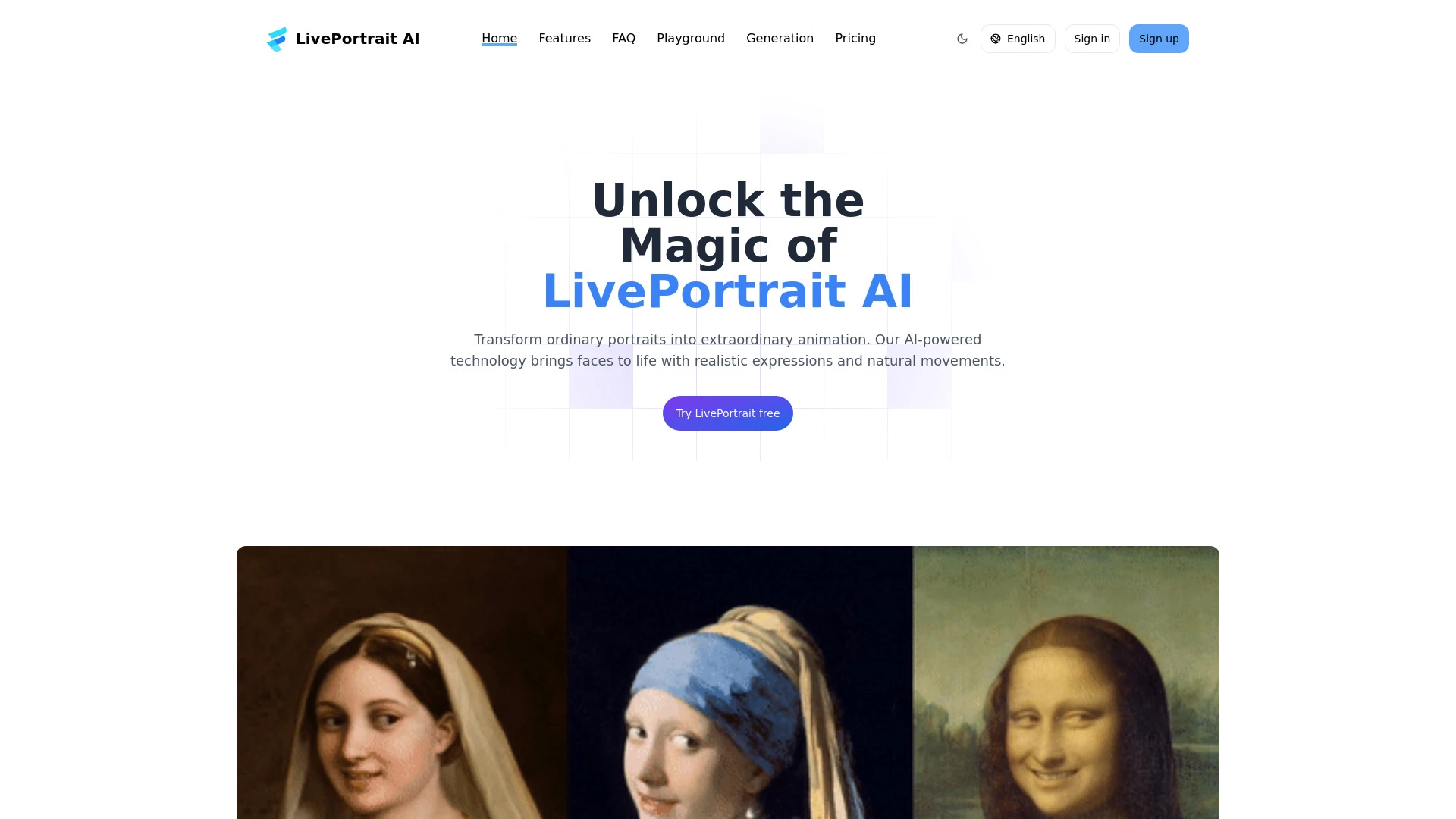 LivePortrait AI - AI Tool Ocean