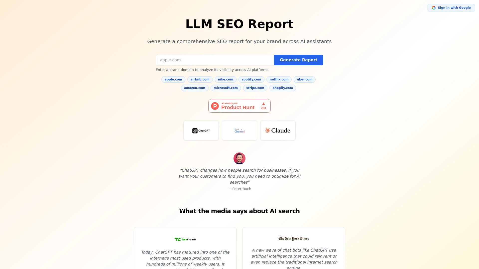 LLM SEO Report - AI Tool Ocean