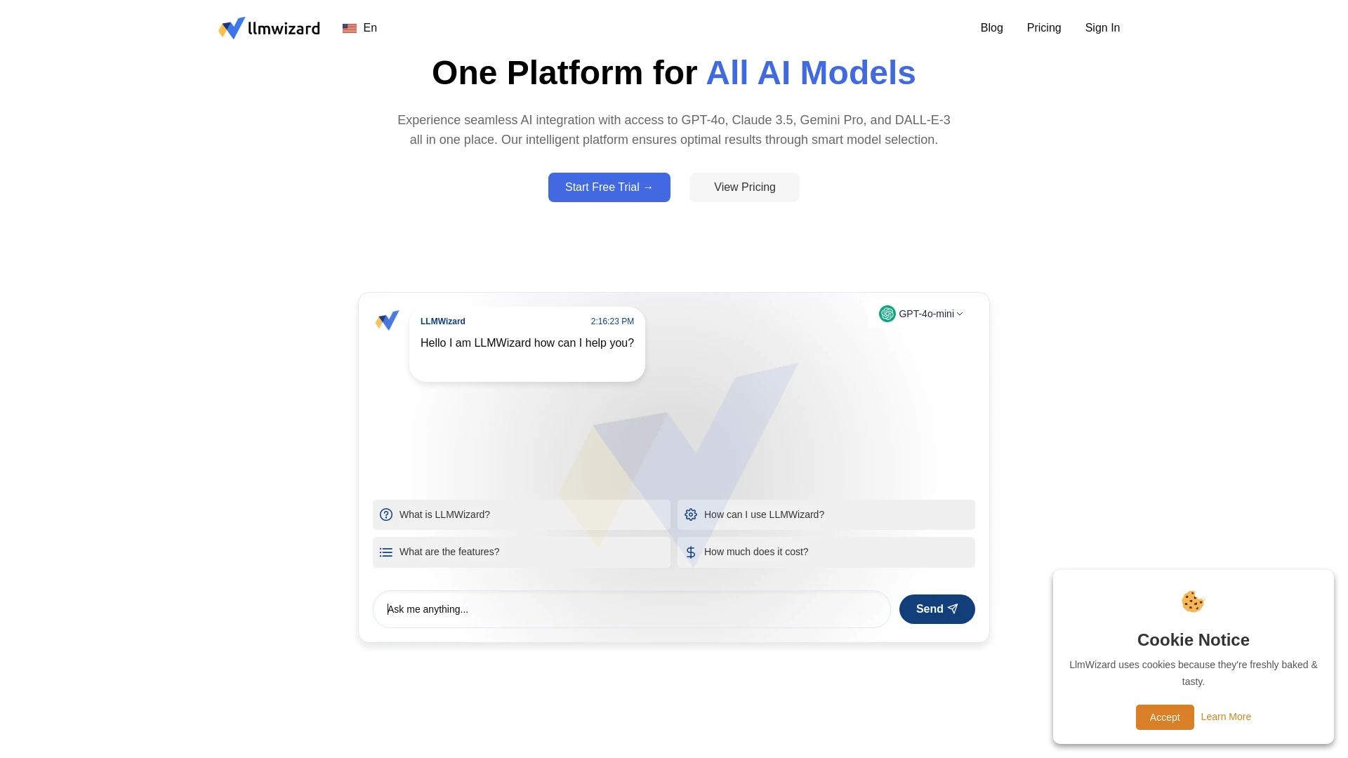 LLMWizard - AI Tool Ocean