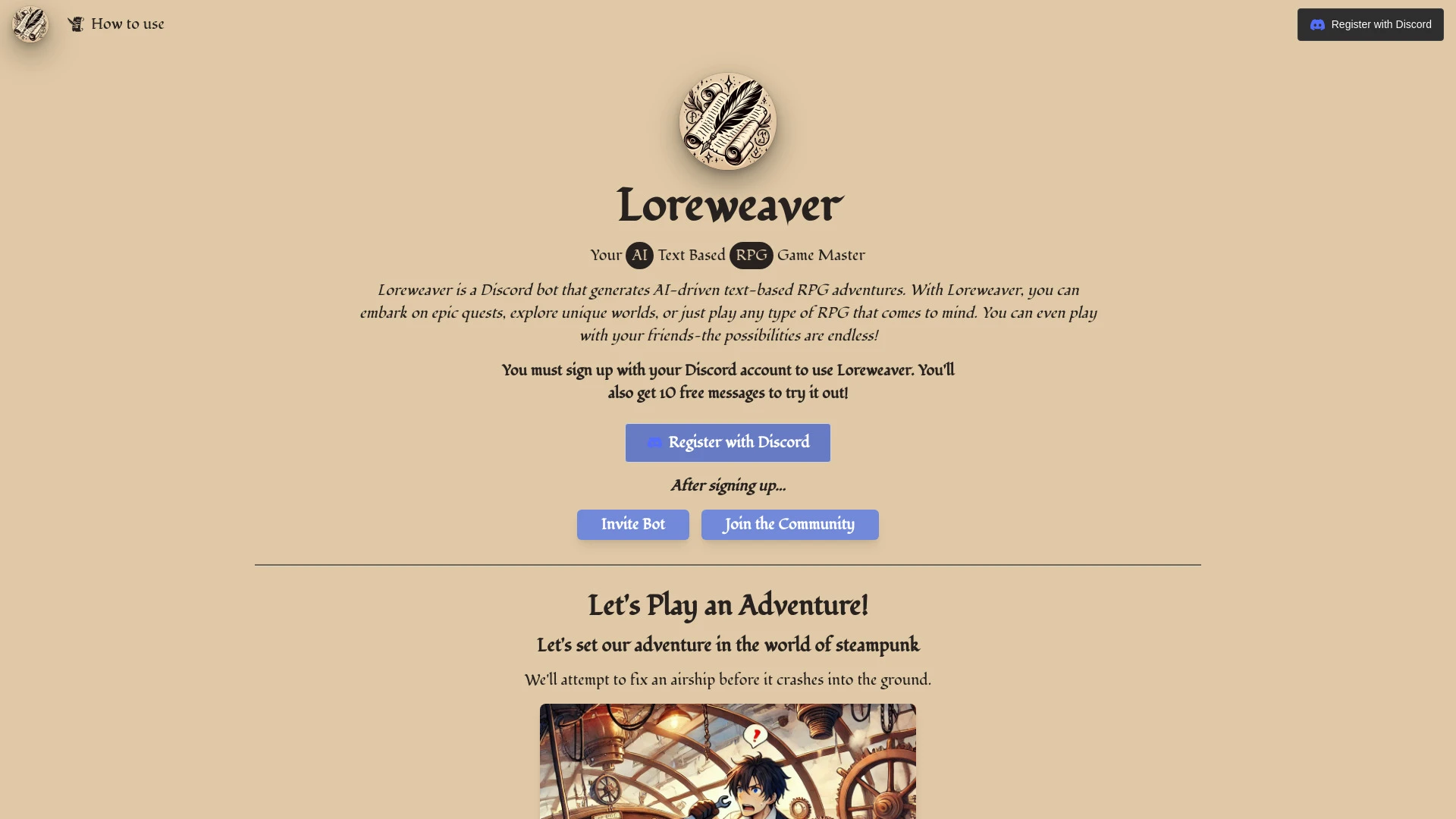 Loreweaver - AI Tool Ocean