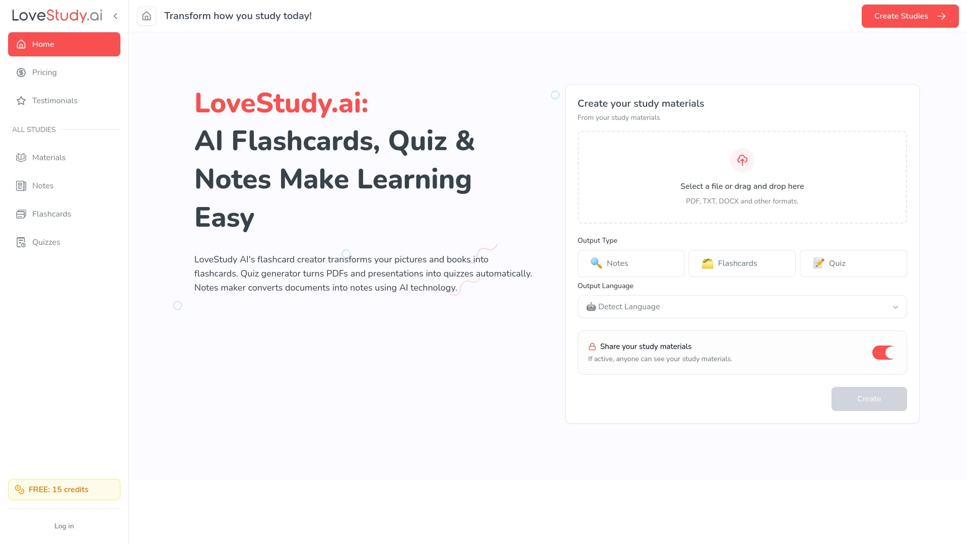 LoveStudy.ai - AI Tool Ocean