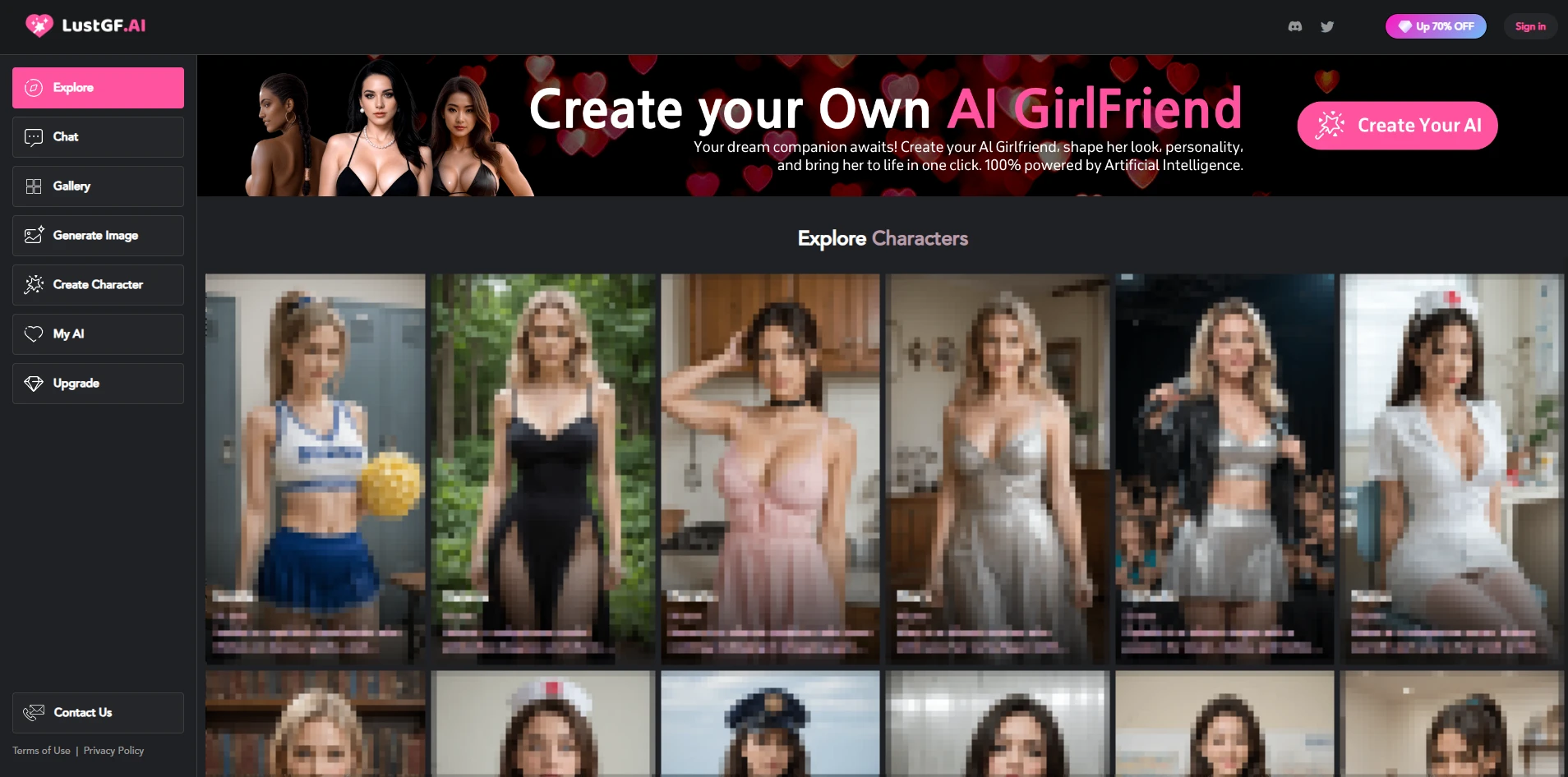 LustGF.AI - AI Tool Ocean