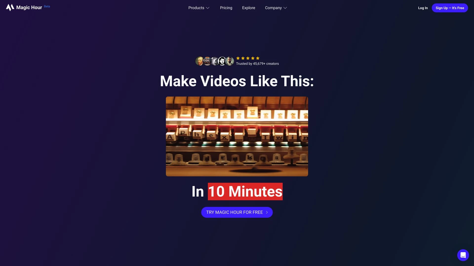 Magic Hour - AI Tool Ocean