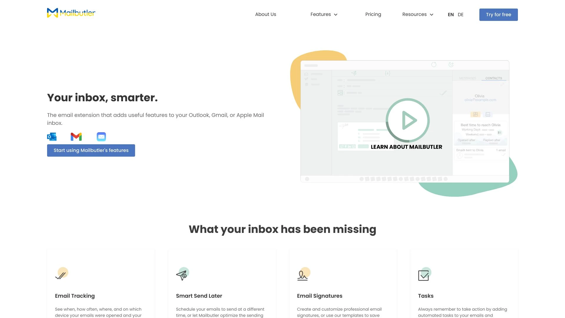 Mailbutler - AI Tool Ocean
