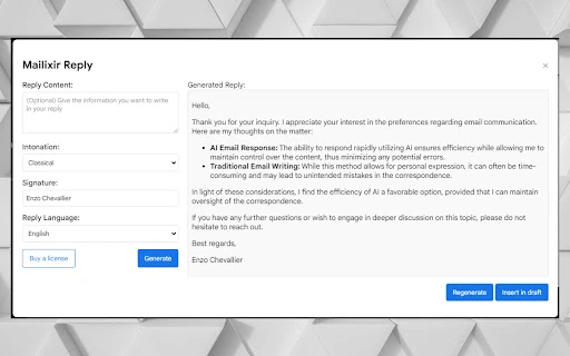 Mailixir - Chrome Extension - AI Tool Ocean