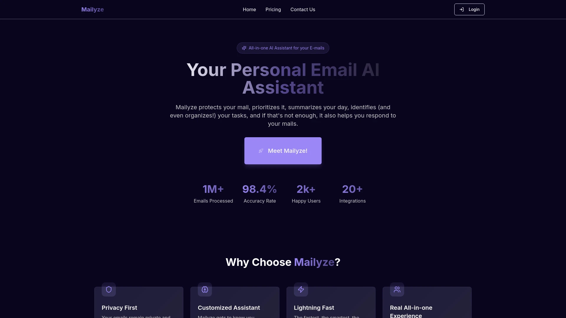 Mailyze - AI Tool Ocean
