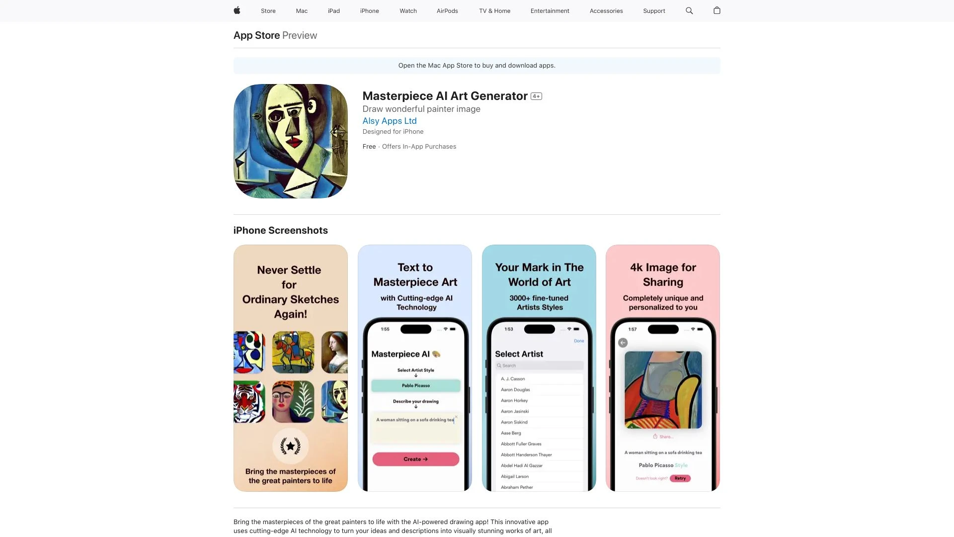 Masterpiece AI Art Generator - AI Tool Ocean