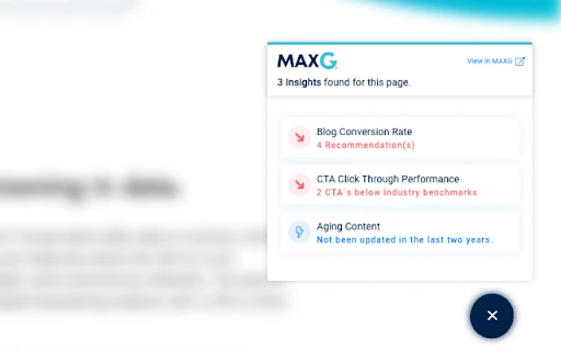 MAXG (Marketing Advisor for eXponential Growth) - Chrome Extension - AI Tool Ocean