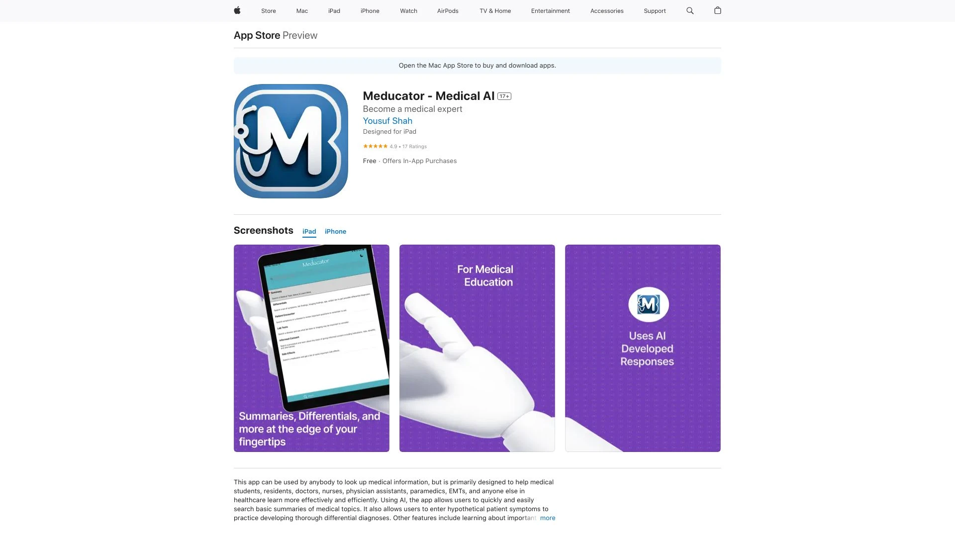 Meducator - Medical AI - AI Tool Ocean