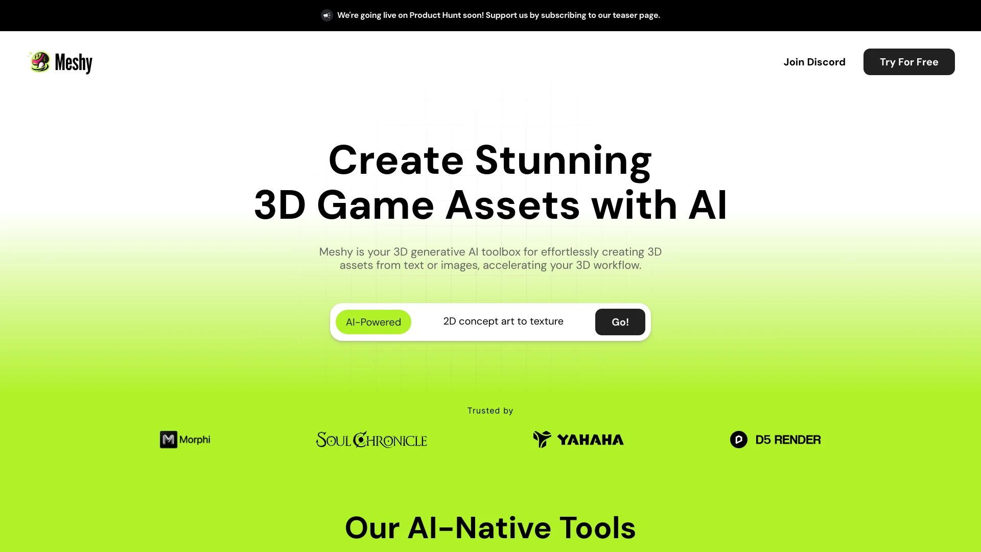 Meshy - AI Tool Ocean