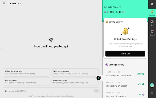 MetaMask + Chat-GPT Dataset Reward System - Chrome Extension - AI Tool Ocean