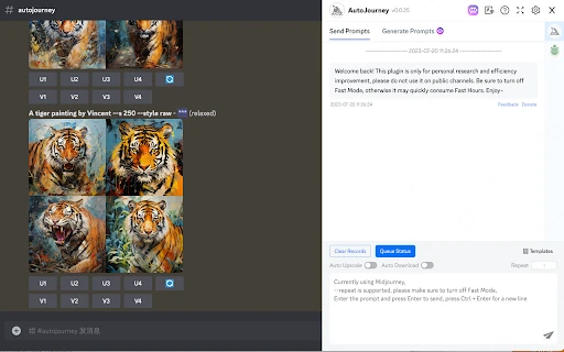 Midjourney Automation Plugin - Chrome Extension - AI Tool Ocean