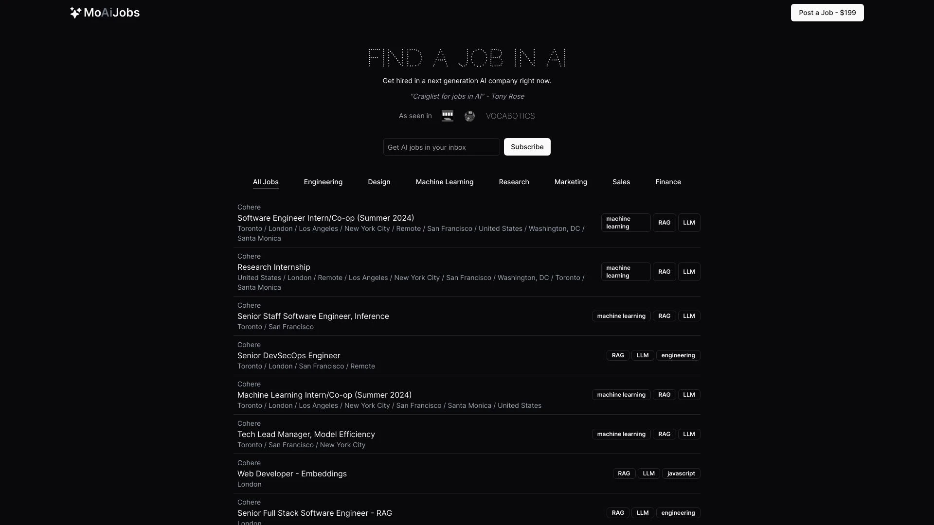 MoAIJobs - AI Tool Ocean