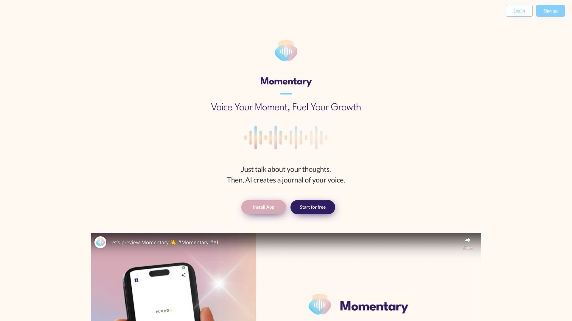 Momentary - AI Tool Ocean
