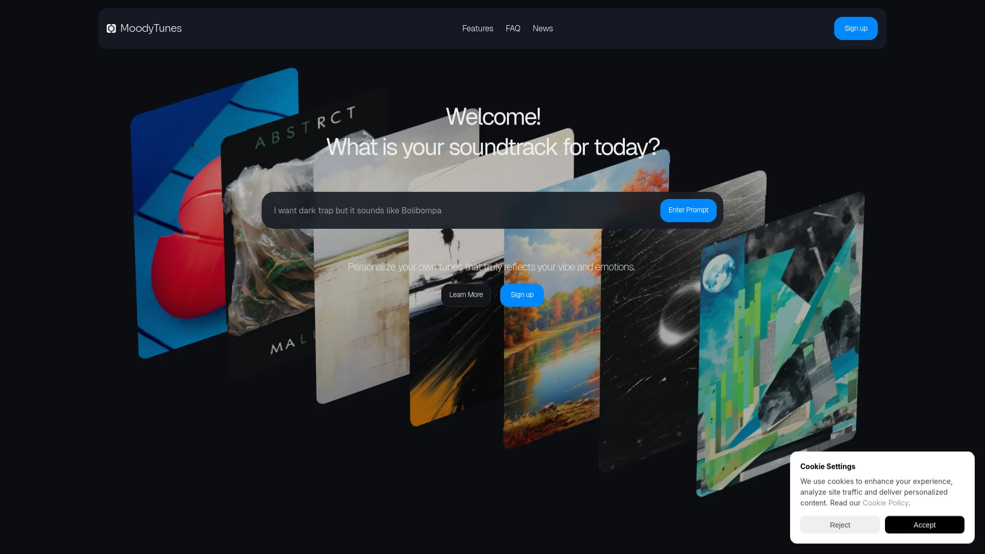 MoodyTunes - AI Tool Ocean