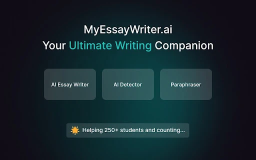 MyEssayWriter.AI - Chrome Extension - AI Tool Ocean