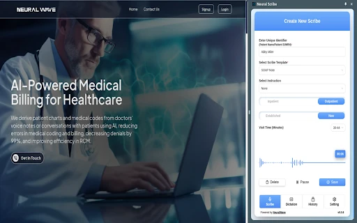 Neural Scribe - Chrome Extension - AI Tool Ocean