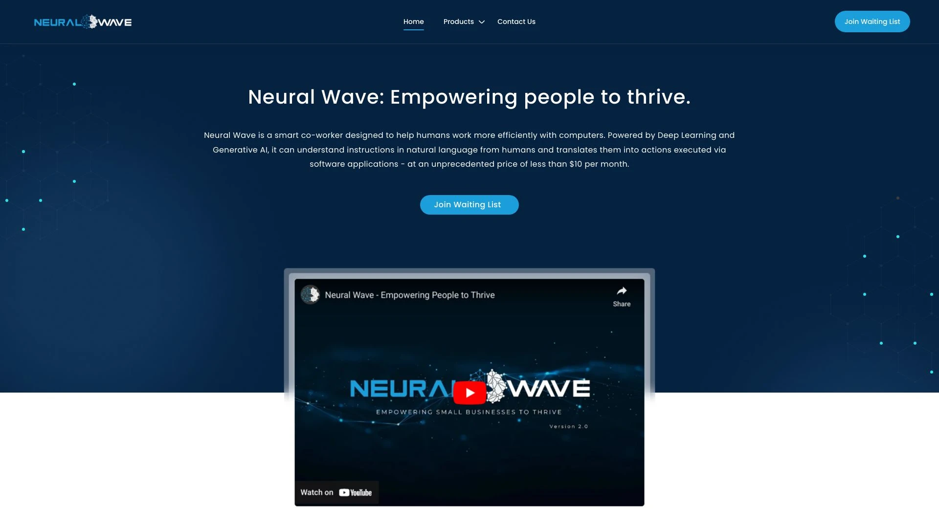 Neural Wave - AI Tool Ocean