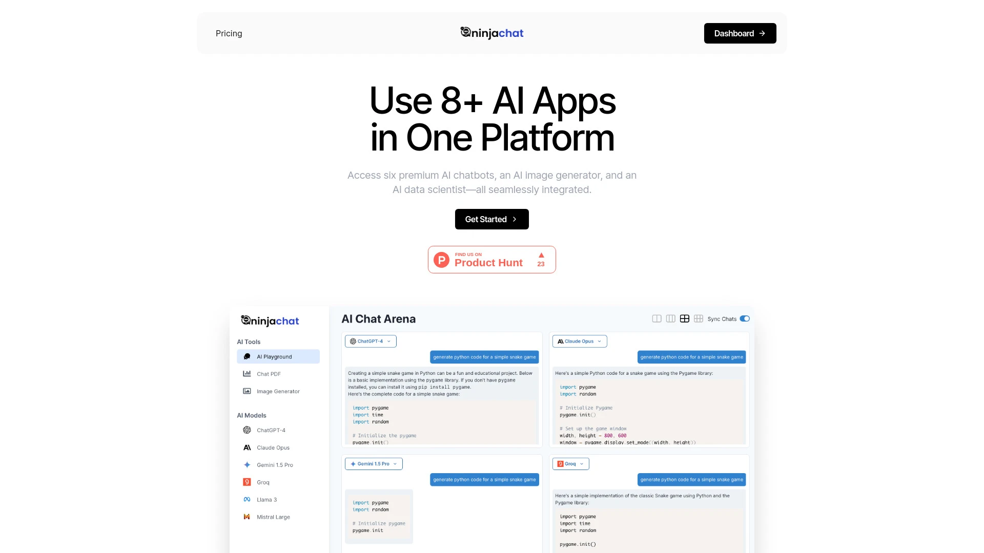NinjaChat AI - AI Tool Ocean