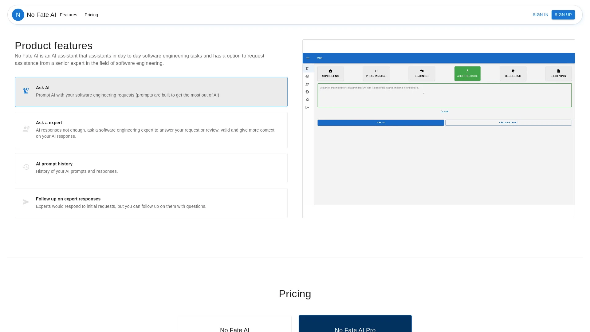 No Fate AI - AI Tool Ocean