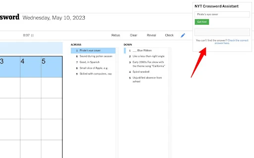 NYTCrosswordToday - Chrome Extension - AI Tool Ocean