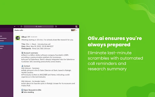 Oliv.ai - Chrome Extension - AI Tool Ocean