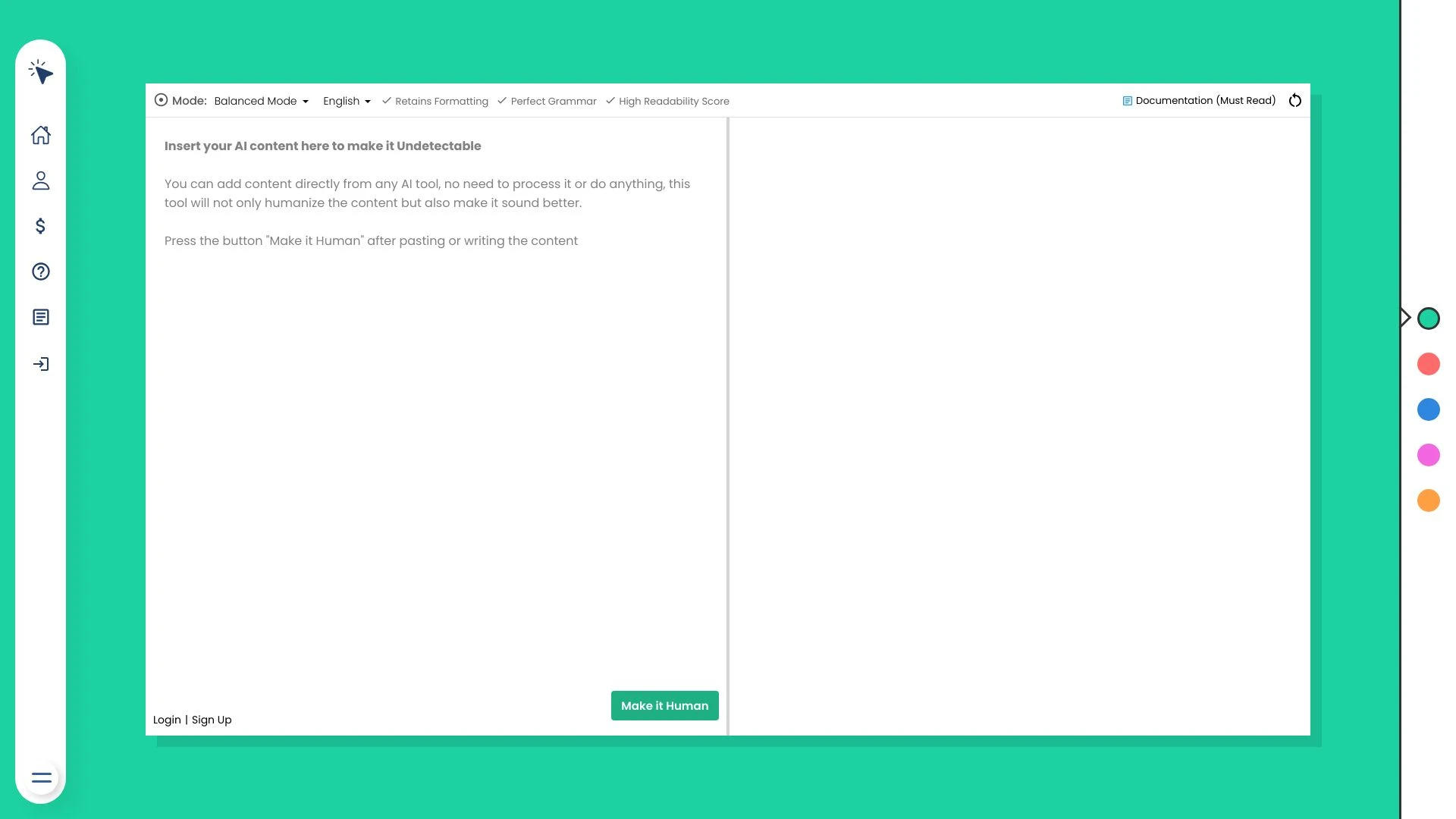 OneClickHuman - AI Tool Ocean