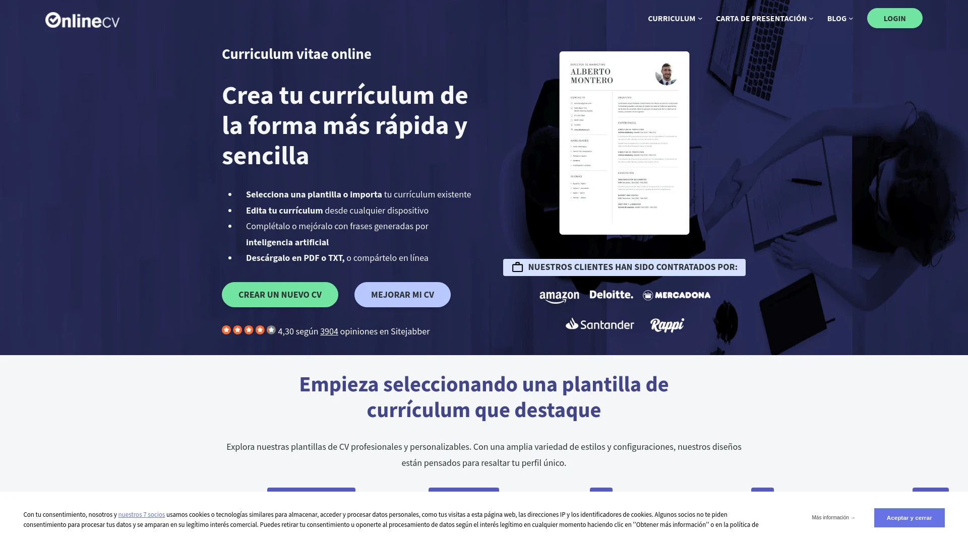 OnlineCV - AI Tool Ocean