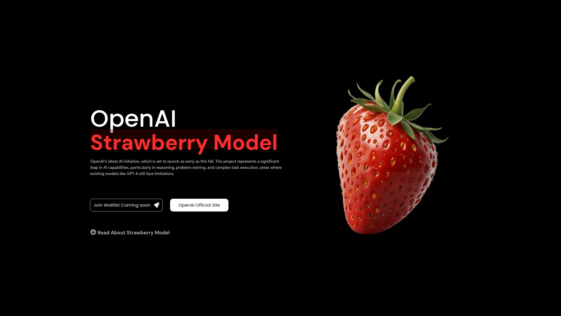 OpenAI Strawberry - AI Tool Ocean