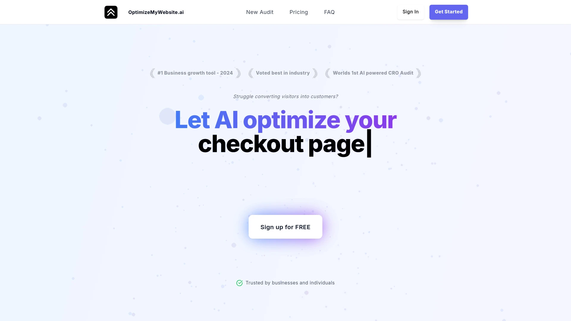 OptimizeMyWebsite.ai - AI Tool Ocean