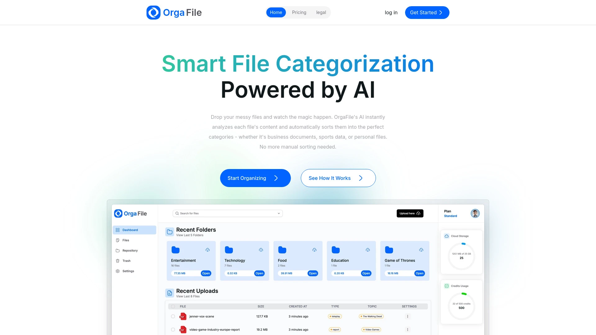 OrgaFile - AI Tool Ocean