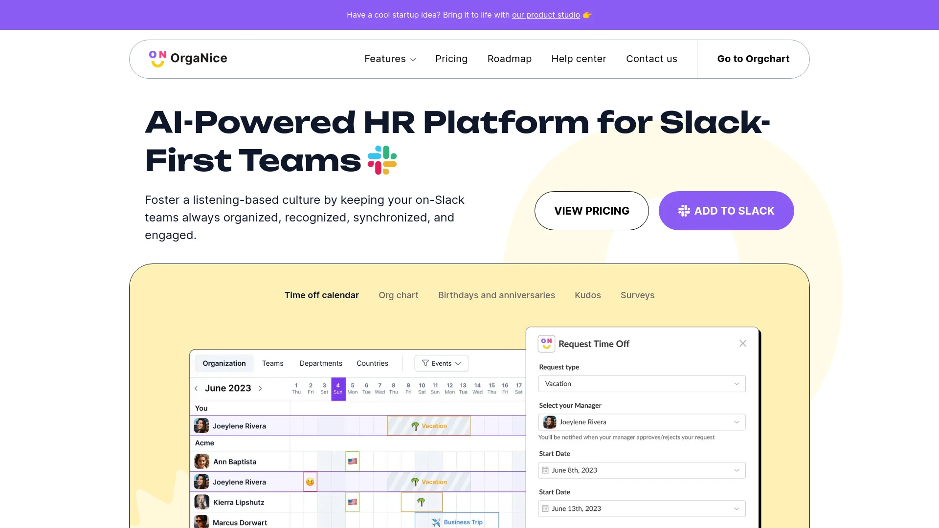 OrgaNice - AI Tool Ocean