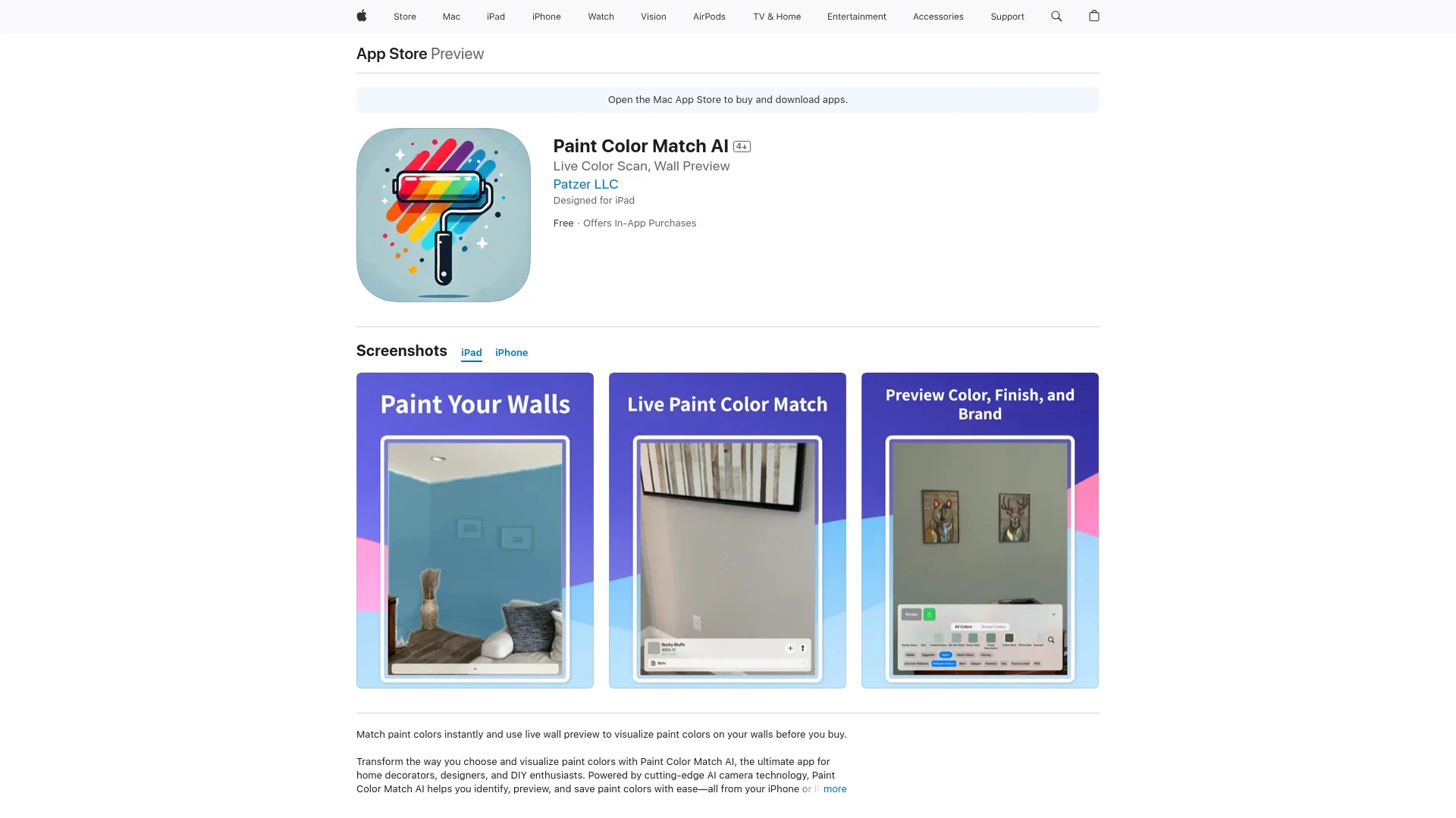 Paint Color Match AI - AI Tool Ocean