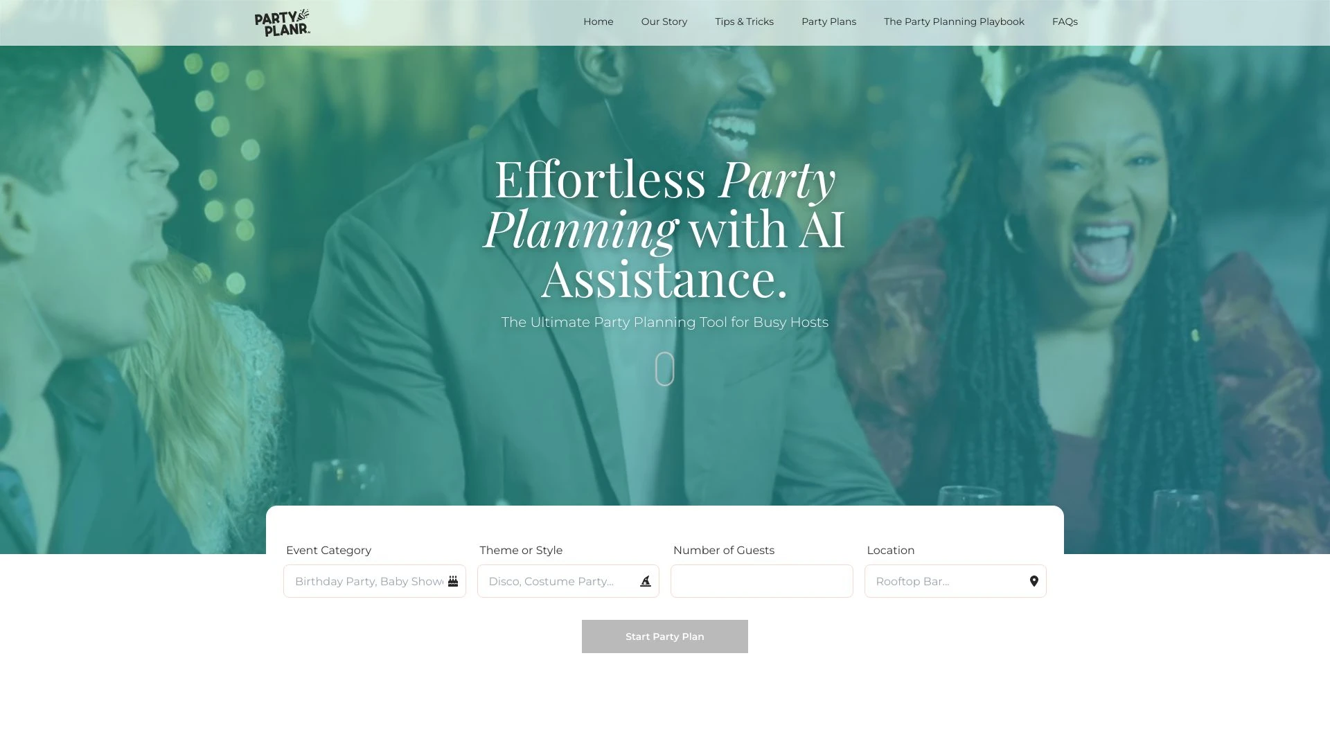 PartyPlanner.ai - AI Tool Ocean