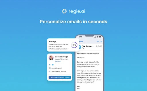 Personalized Sales Emails with Generative AI - Chrome Extension - AI Tool Ocean