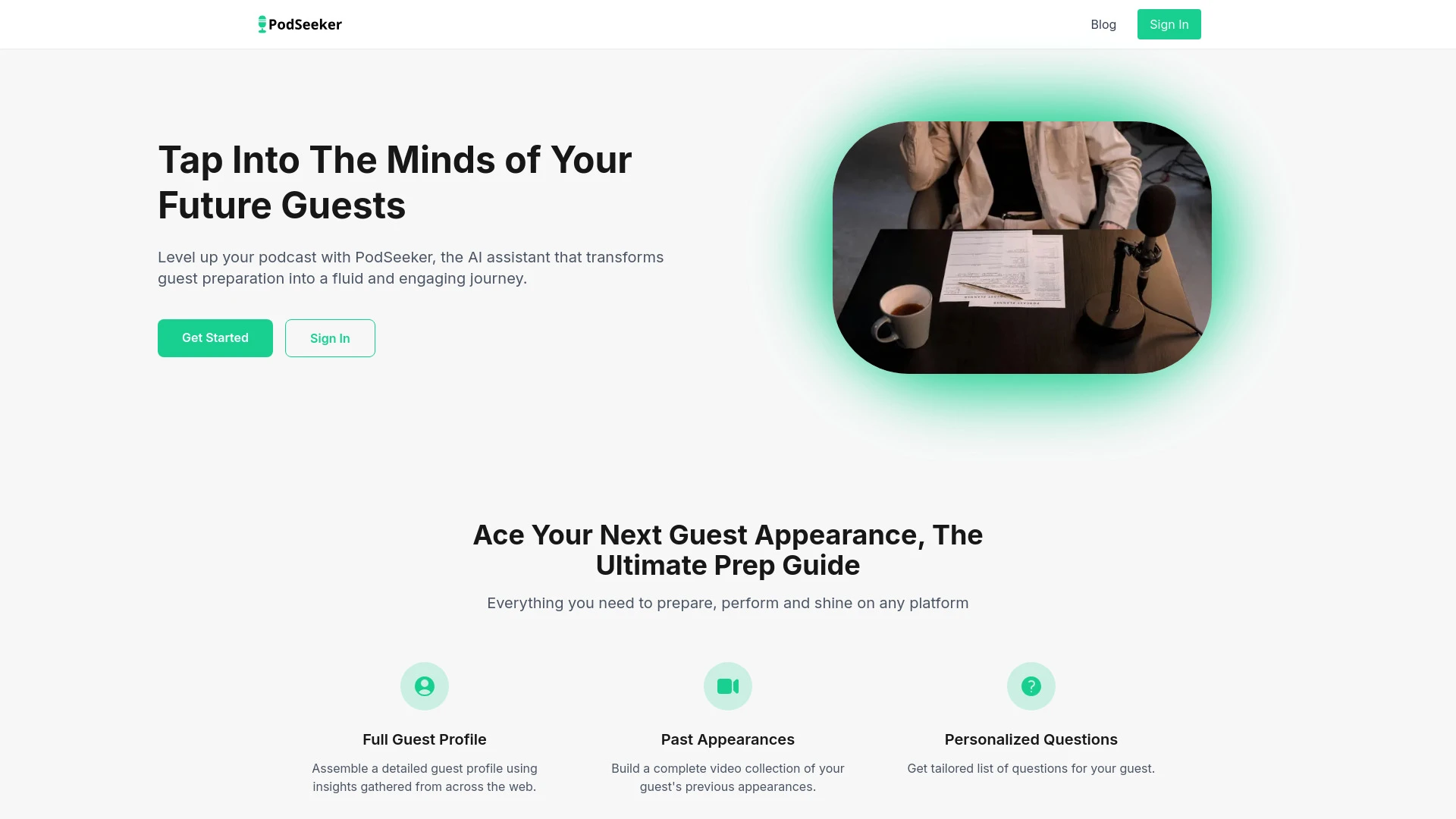 PodSeeker - AI Tool Ocean