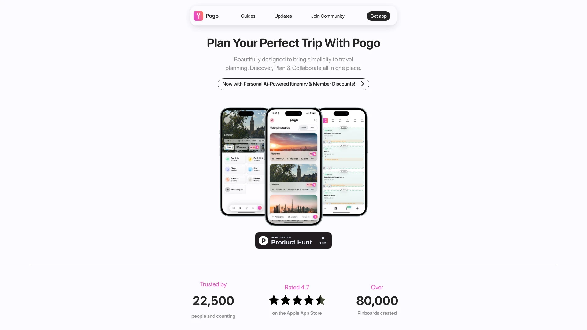 Pogo Travel Planning App - AI Tool Ocean