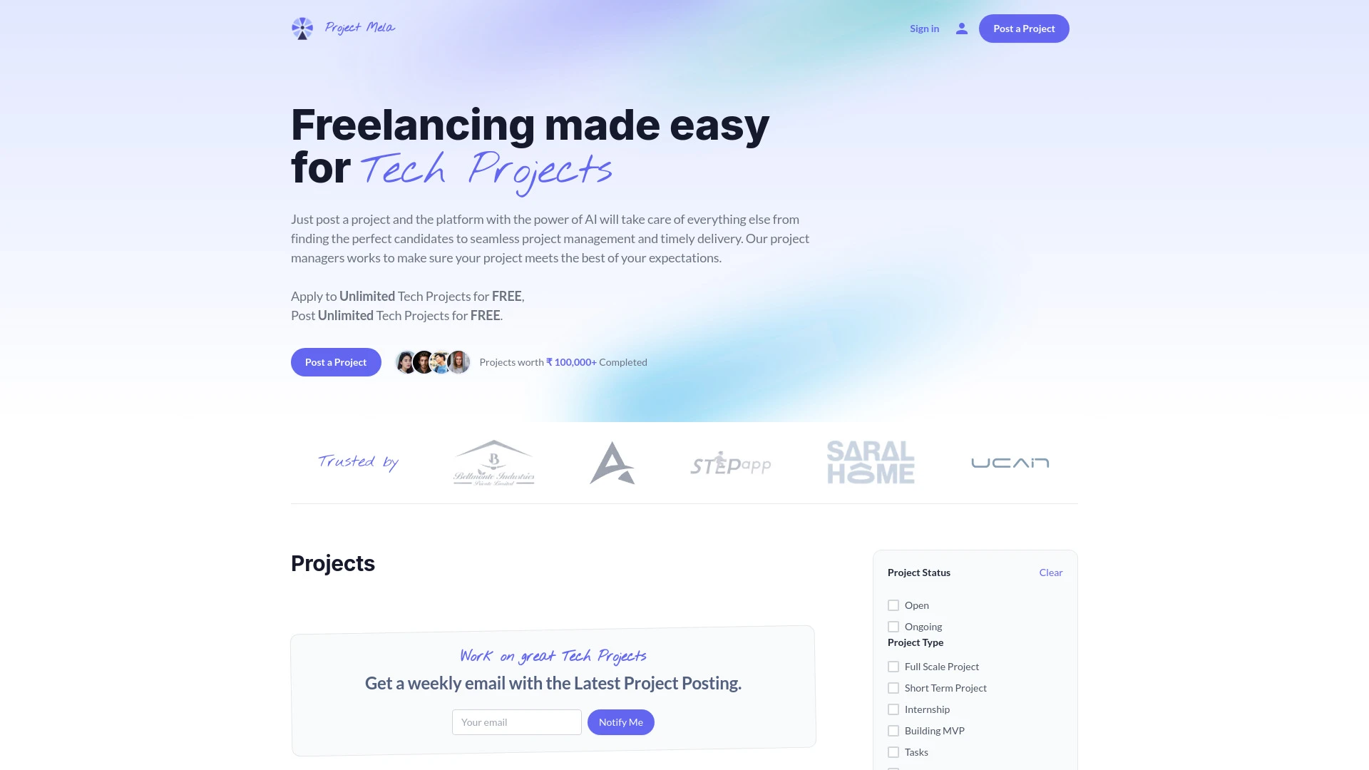 Project Mela - AI Tool Ocean