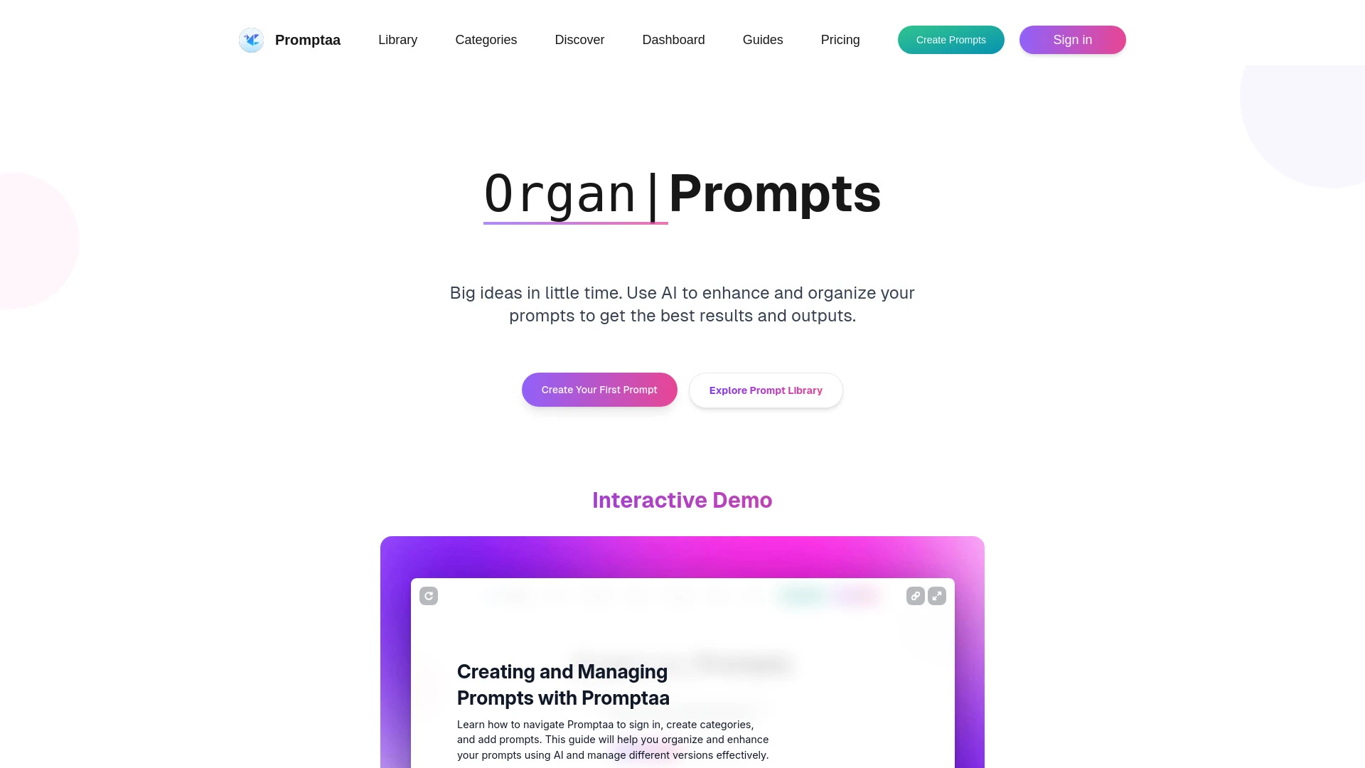 Promptaa - AI Tool Ocean