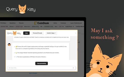 Query Kitty - Chrome Extension - AI Tool Ocean