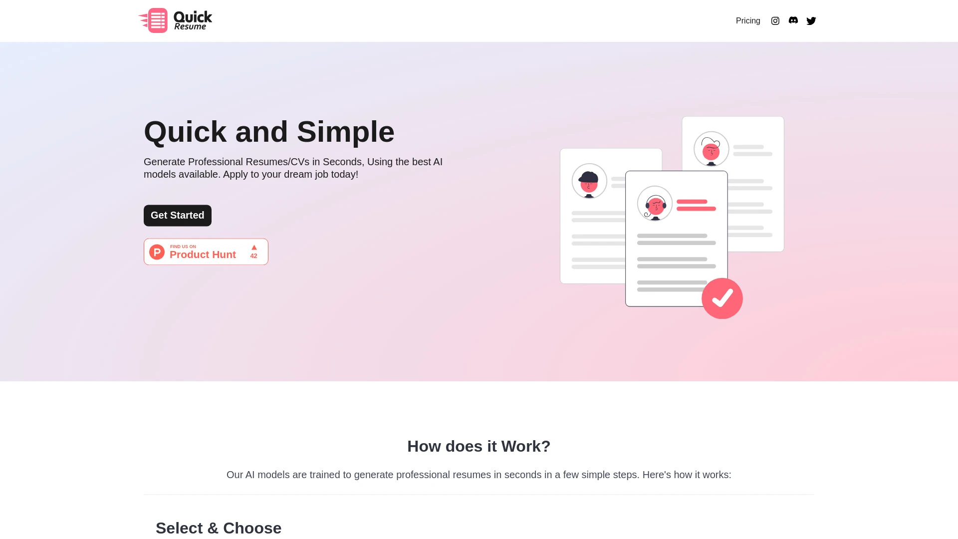 Quick Resume - AI Tool Ocean