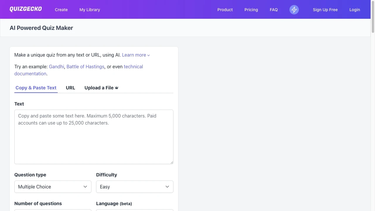 Quizgecko - AI Tool Ocean
