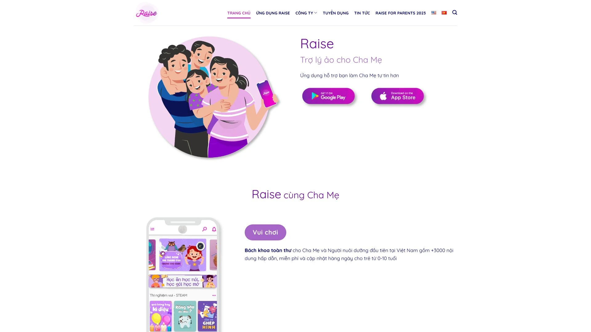 Raise - Virtual Assistant for Parents - AI Tool Ocean