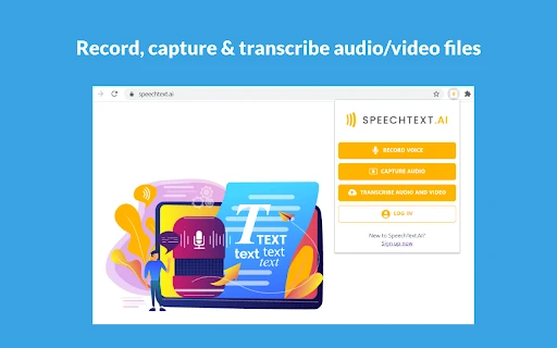 Record voice and capture audio from any web page - Chrome Extension - AI Tool Ocean