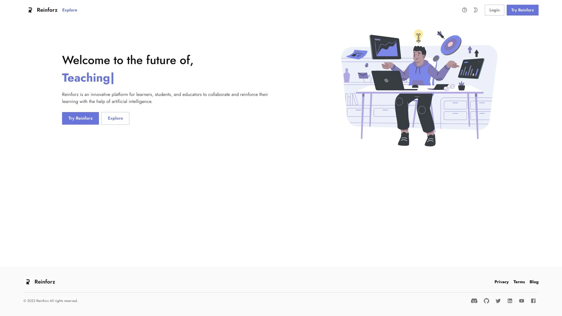Reinforz - AI Tool Ocean