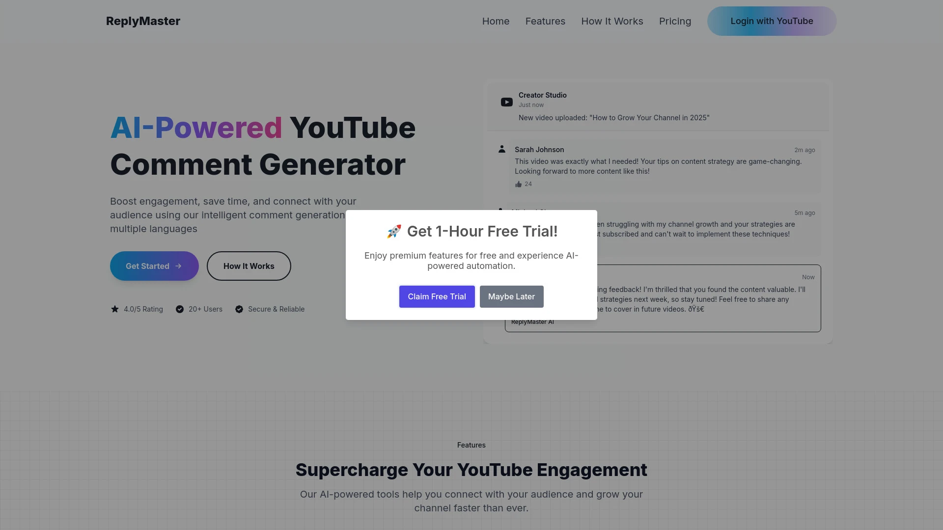 ReplyMaster - AI Tool Ocean