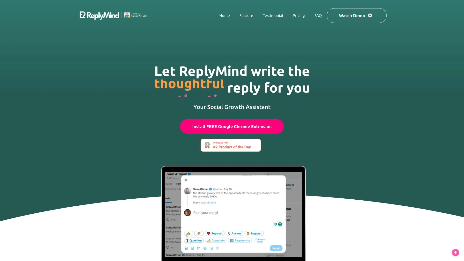 ReplyMind - AI Tool Ocean